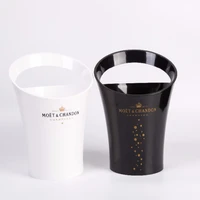 

Moet&Chandon champagne white acrylic plastic Ice Bucket