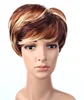 Wendy Hair Afro Style Non Remy Hair Synthetic Hair Wig Non Lace Wig 6 inch Mix Color Synthetic Short Wig