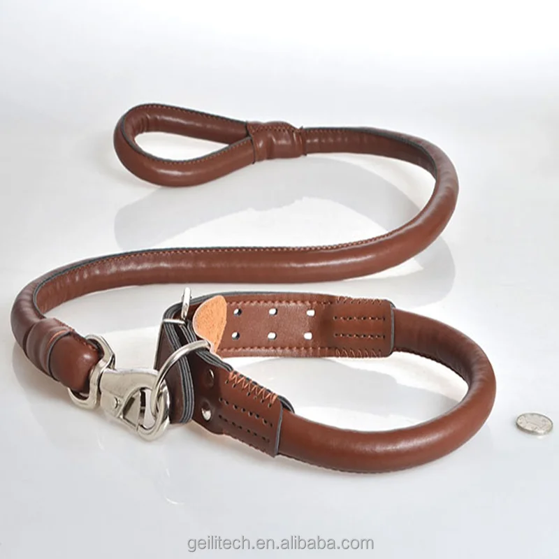 Wholesale High Quality Leather Dog Leash And Collar Set Buy Leather