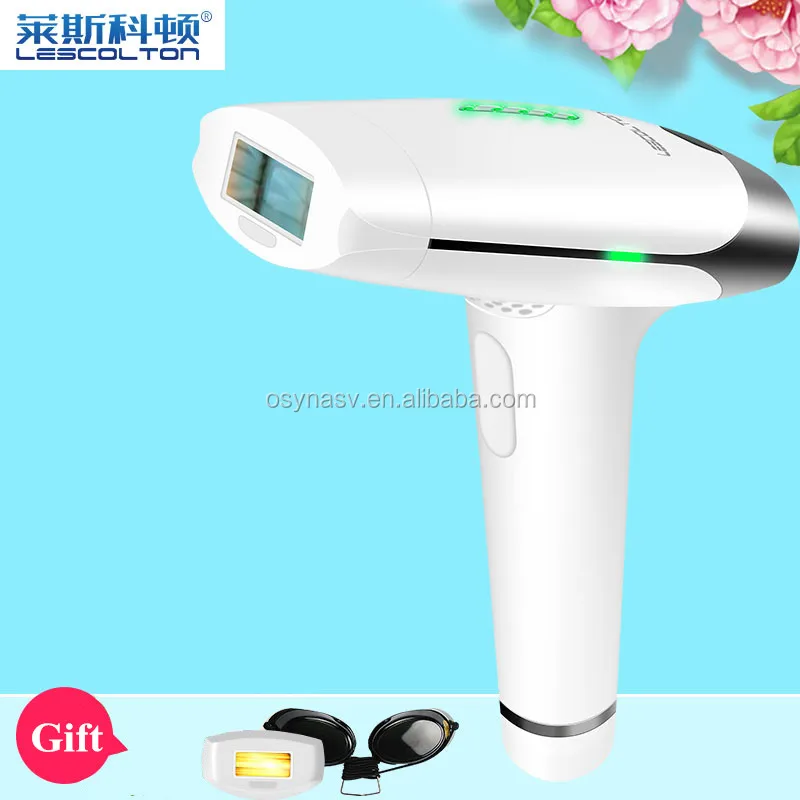 

IPL Epilator Hair Removal Laser Permanent Depilation Machine 5 levels Home Electric Bikini Trimmer, Ivory