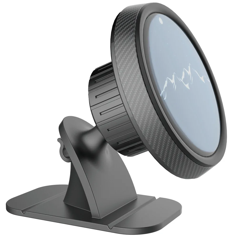 

picture round magnetic dashboard phone holder, Black