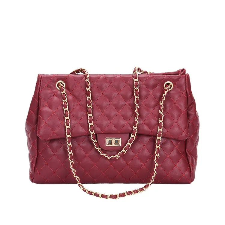 
Black classic chain bag heavy metal messenger bag retro style vegan bag 