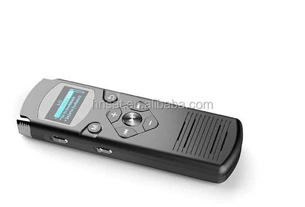 Noise Reduction long battery life digital voice recorder with timer and MP3 player
