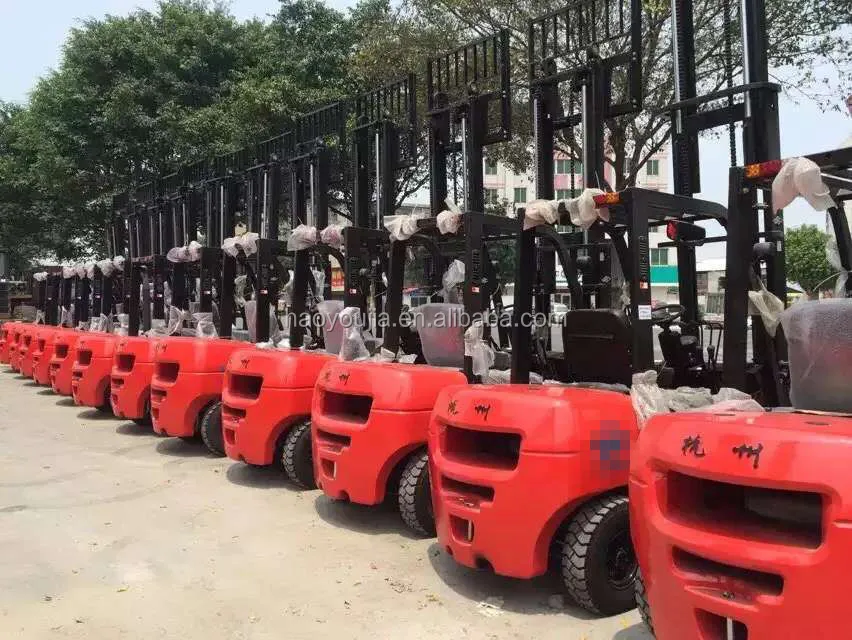 hangzhou 3.5 tons triple 3 mast diesel Forklift