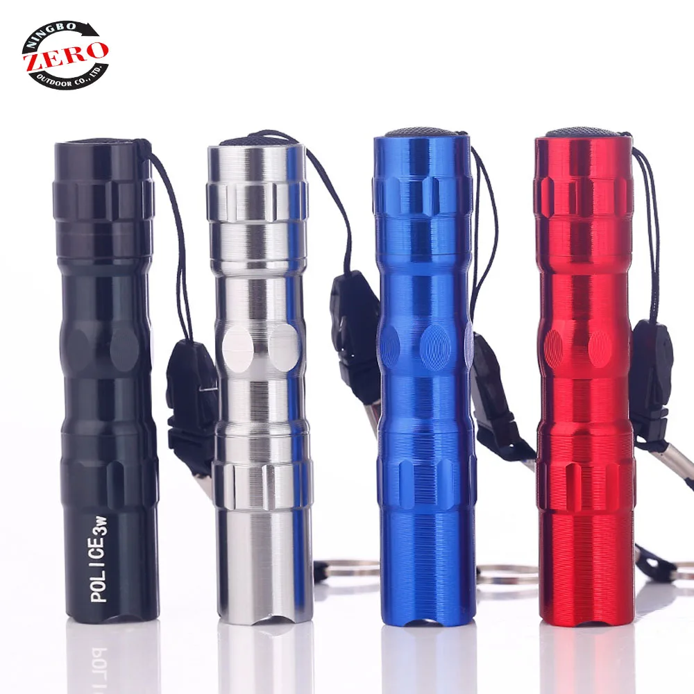 Manufacturer Mini Hand Police Aa Battery 3 Watt Led Flashlight Cheap Small Flashlights Buy