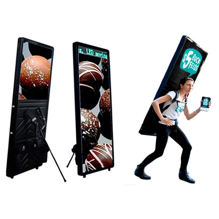 
Backpack LED walking billboard for advertising with LED moving messages 