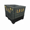 Grey large Collapsible Plastic Stacking Folding Pallet bulk container