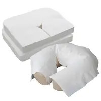 

Soft Disposable Face Rest Cover Disposable Massage Headrest Cover Non-Sticking Face Rest Cradle Covers