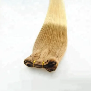 Peruvian Hair Two Tone Color Machinery Fake Colored Hair