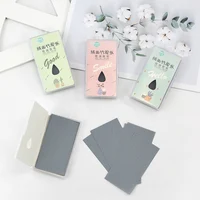 

New product bamboo charcoal facial tissue make up oil blotting paper for oily skin