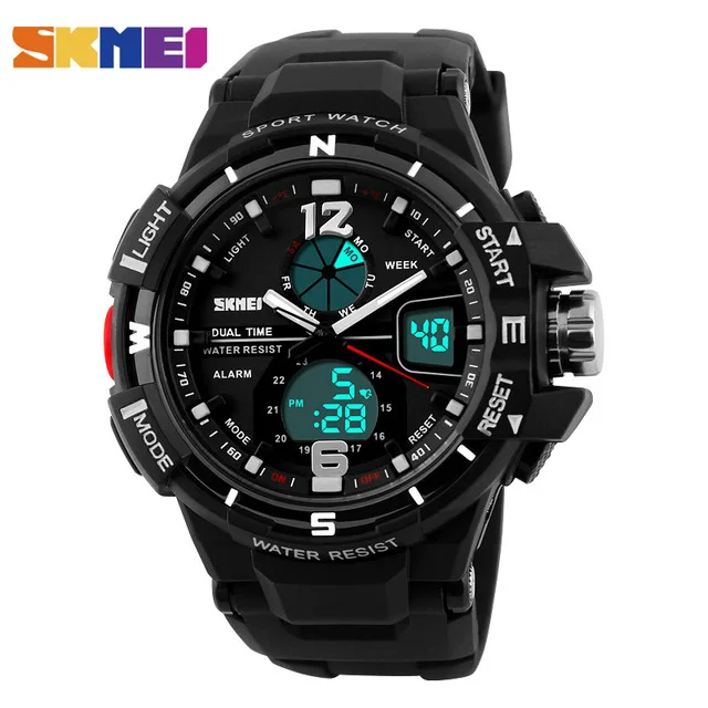

Hot Sale Skmei Top Brand 1148 50M Waterproof LED Analog Digital Multi Function Man Military Wrist Watch