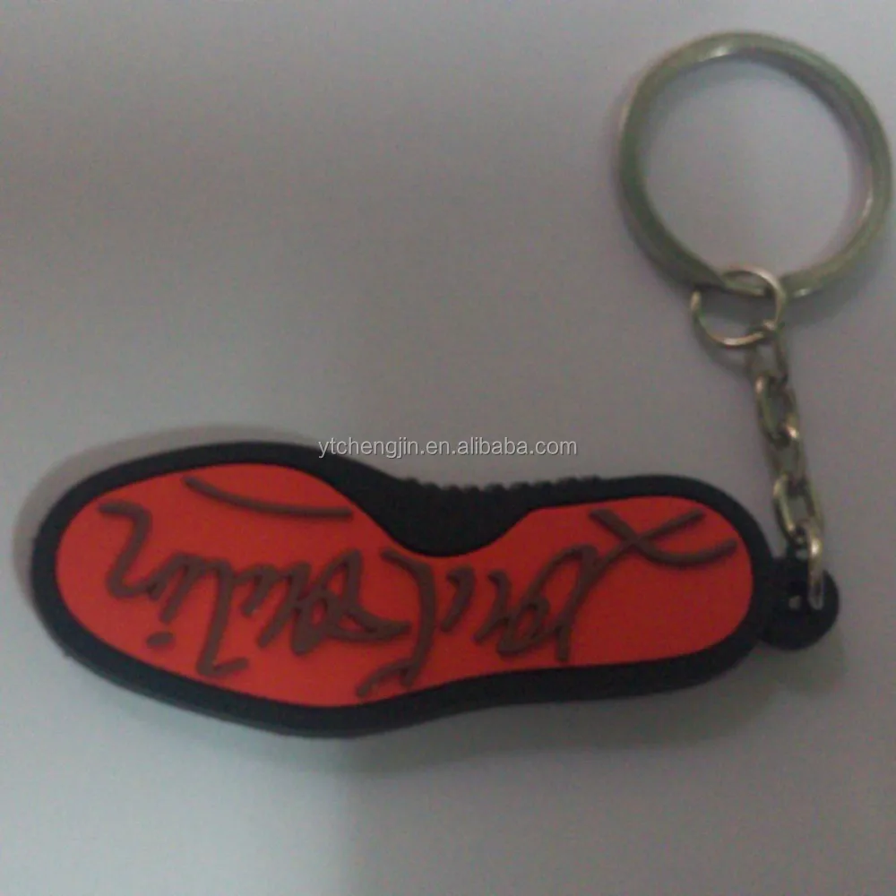 

Louboutin sole shaped keyring for best promotional gift 2021