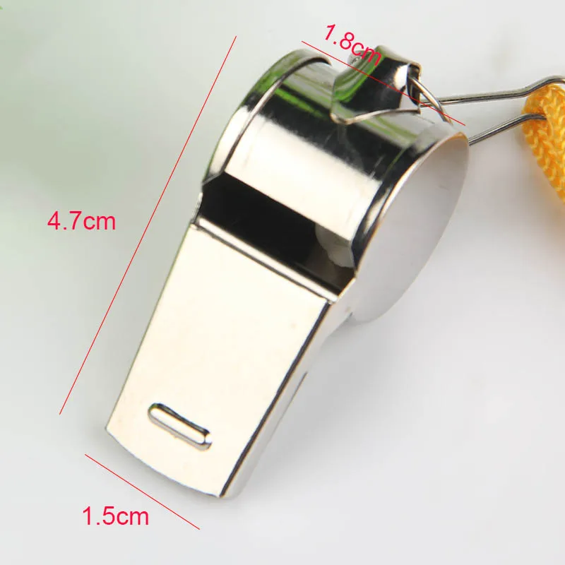 Wholesale Cheap Emergency Stainless Steel Whistle Police Coach Metal