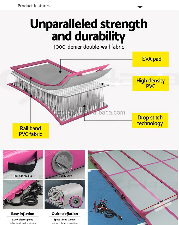3m 5m 6m 10m 12m 15m Cheerleading Inflatable Block Tumble Inflatable