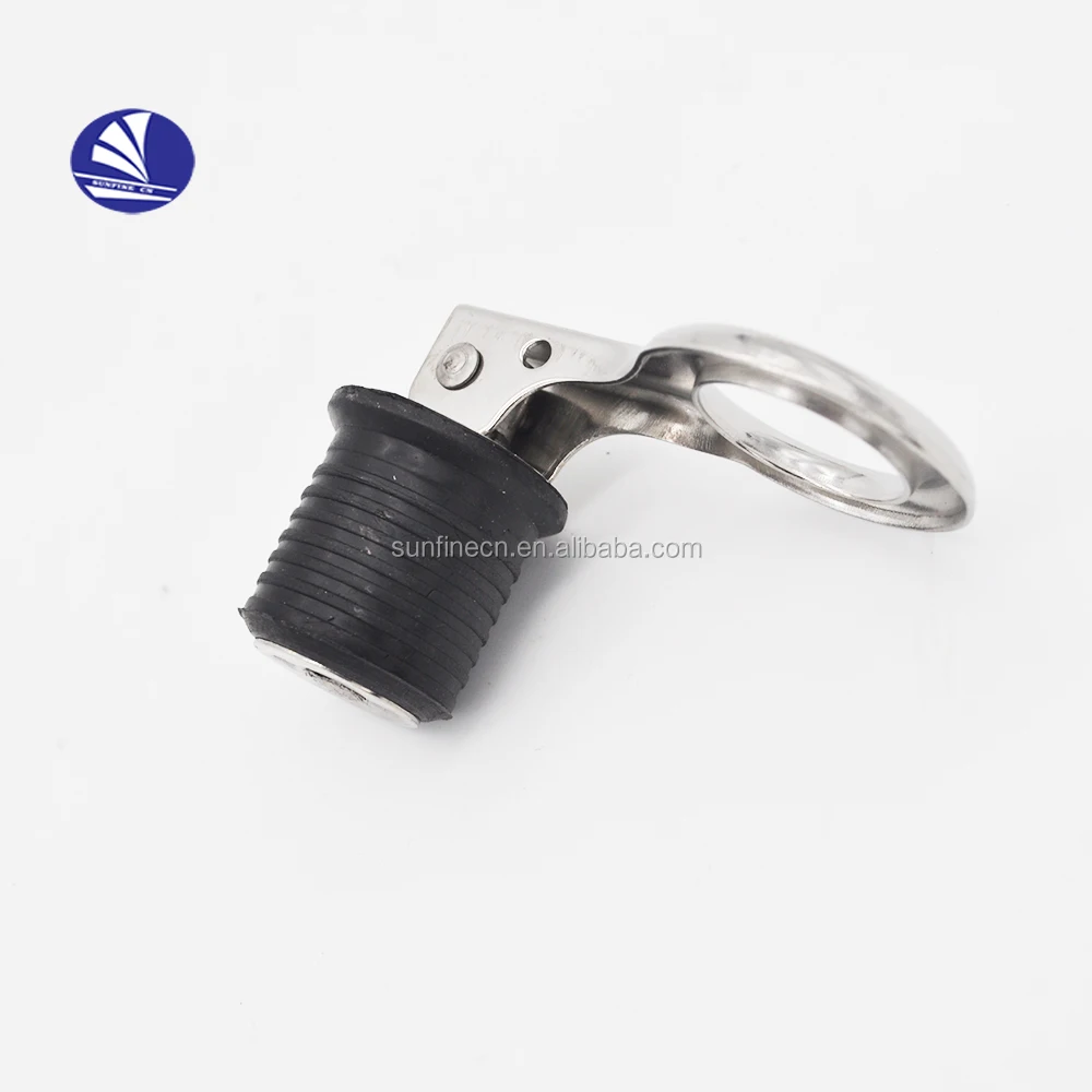 Marine Hardware Boat Drain Nylon With Stainless Steel/brass Snap Handle