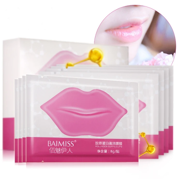 

Collagen crystal lip mask nourishes and hydrates shiny inviting and elastic look