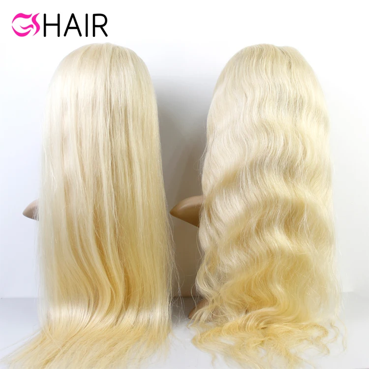 

Factory Direct Hot Sale High Quality Cuticle Aligned Pre Plucked Blonde Human Hair Wig With Baby Hair For Black Women