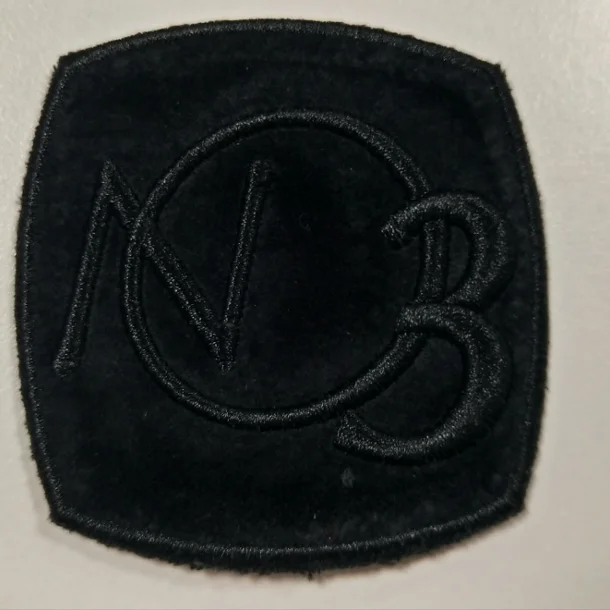 

Custom fabulous jeans black velvet 3d embroidery patch