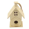 China supplier hang Christmas wooden bird house For Home