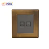 Telephone computer wall socket TV NET network electric socket,special design telephone computer socket outlet