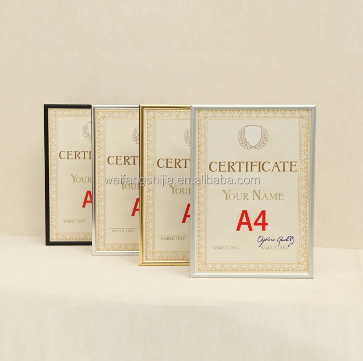 Bulk Wholesale A4 Ps Plastic Certificate Picture Photo Frame A3