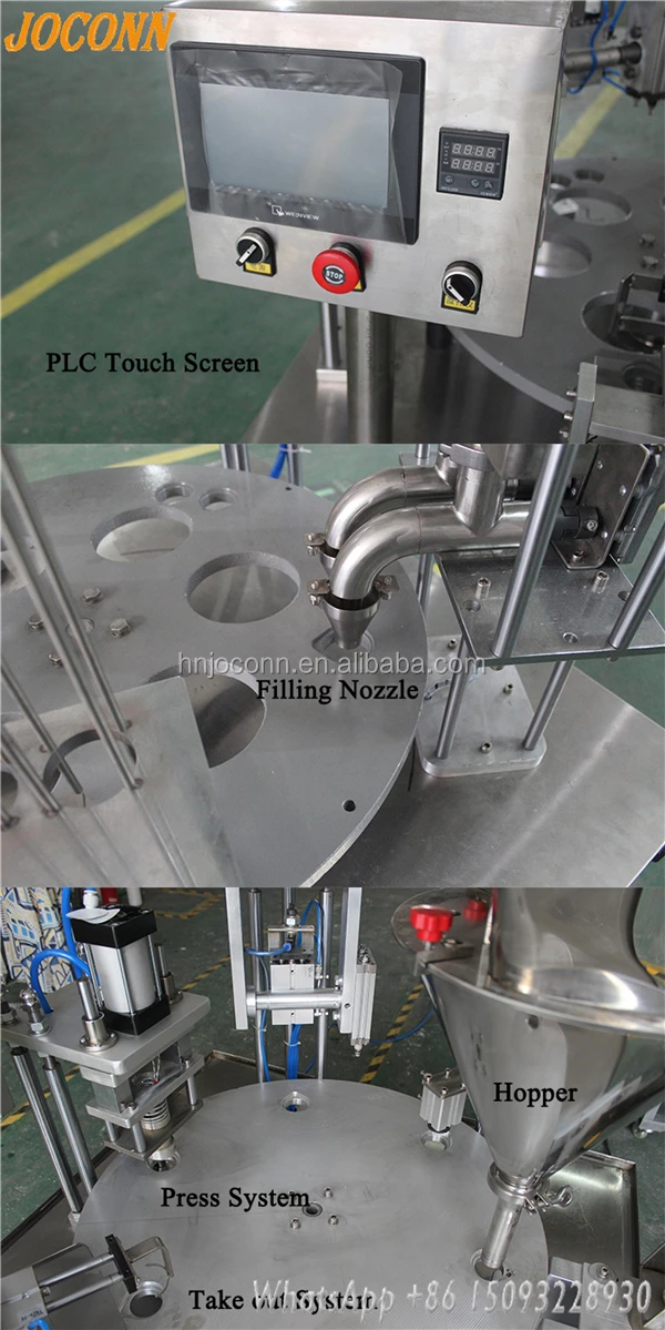 Fully Automatic Nespresso K Cup Coffee Capsules Filling Sealing Machine