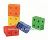 Plastic educational block toy snap cubes new product china manufacturer custom OEM cube