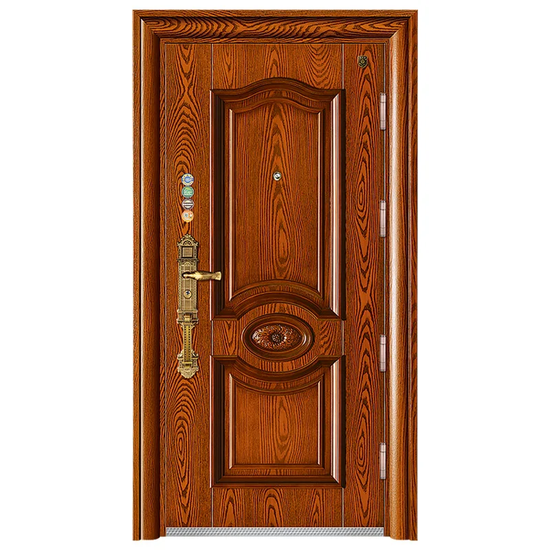 Elegant Style Kenya Steel Door Design Residential House Main Security