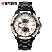 

CURREN 8023 Quartz Watch Fashion Stainless Steel Men's Watch Top Brand Luxury Sport Watches Men relojes hombre