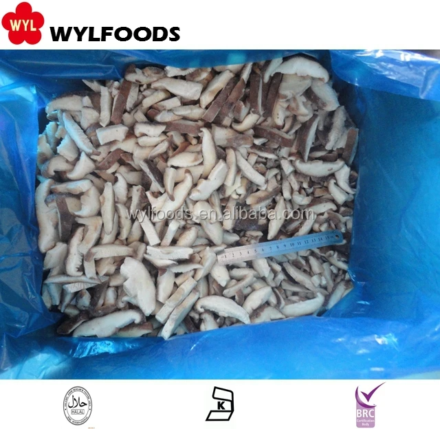 exporting best quality frozen vegetables iqf frozen shiitake slices
