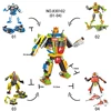 Educational 3 in 1 Deformed 3D Transformable Super Hero Robot Building Blocks