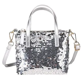 black sequin crossbody bag