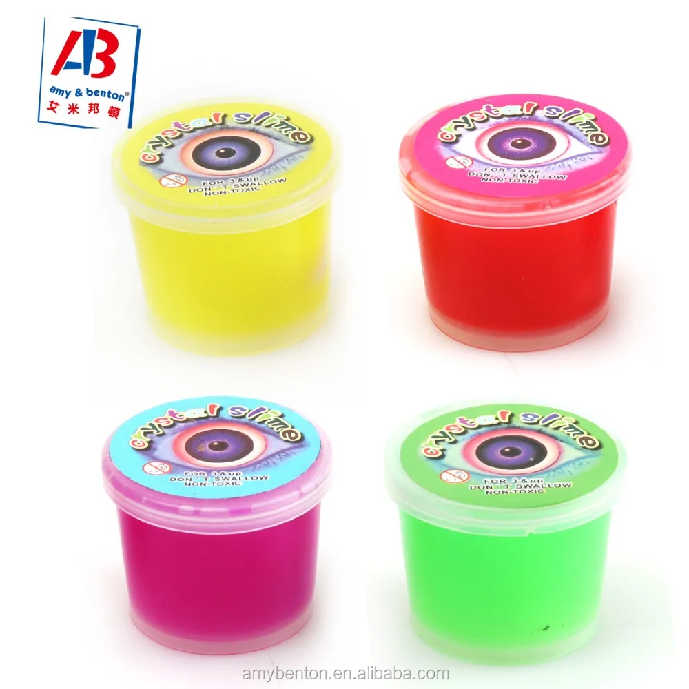 Funny Crystal Crazy Slime Toy With Eyeball Buy Slime Toy,Slime Toy
