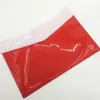 T0086 Low MOQ High quality plastic file pocket/document bag with custom logo for promotion event