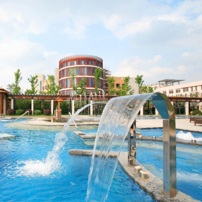 
Outdoor Swimming Pool And Garden Stainless Steel Pool Shower Spa Waterfall 