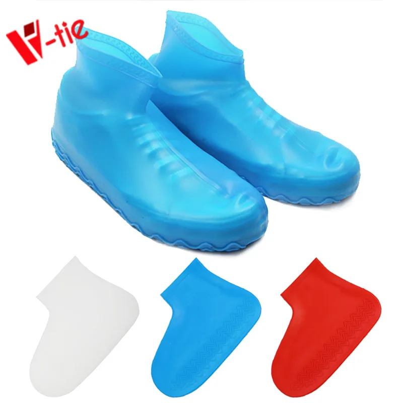 

Silicone plastic rain shoe covers reusable safety shoes cover for shoes rain cover waterproof, 8 colors