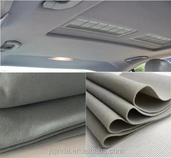 Custom Car Ceiling Fabric Needle Punch Nonwoven Auto Interior Waterproof Fleece Cloth Car Roof Cloth Buy Car Roof Fabric Car Interior Auto Headliner