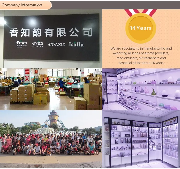 Round Shape Best Luxury Wood Natural Material Music Aroma Reed Diffuser Glass Bottle