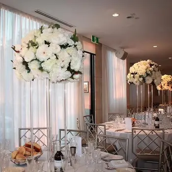 High Quality Transparent Clear Acrylic Flower Stand Wedding Table Centerpiece Buy Support De Fleur De Mariage Support De Fleur Acrylique Centres De Table De Mariage Product On Alibaba Com