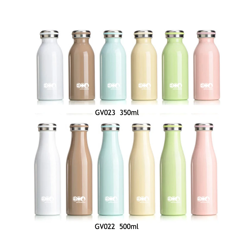 

GV022 500ML/17OZ stocked Wholesale double wall insulated water bottle stainless steel water bottle vacuum flask thermos