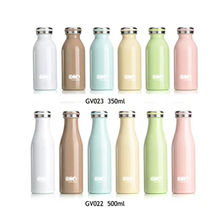 Image of GV022 500ML/17OZ stocked Wholesale double wall insulated water bottle stainless steel water bottle vacuum flask thermos