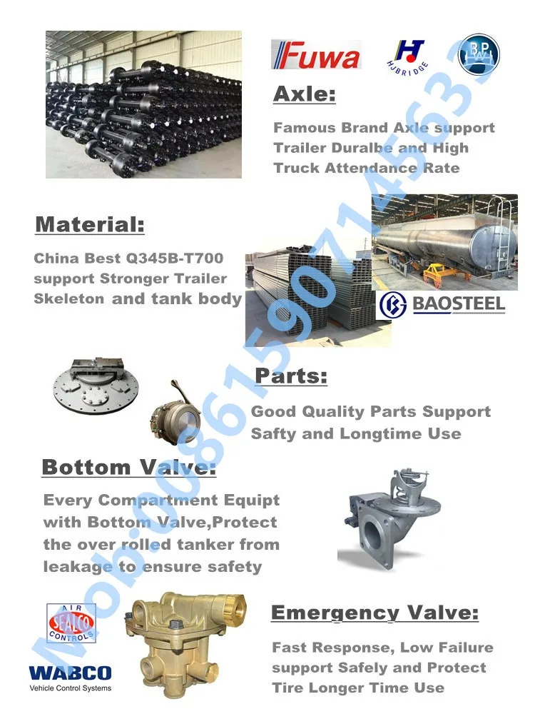 aluminum fuel tank tanker trailer (2)