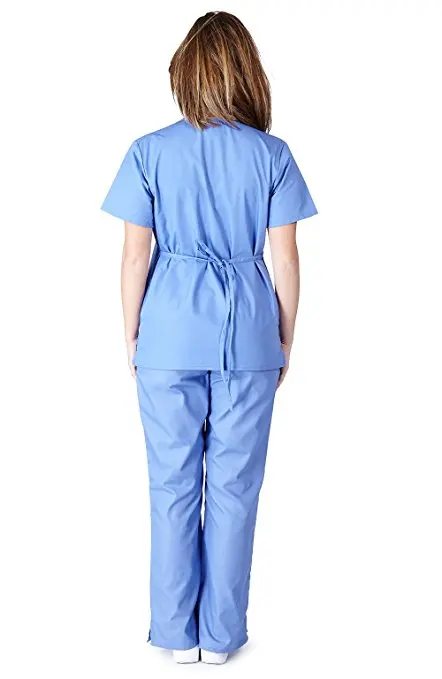 
Hot Sale Doctor uniforms medical nursing scrubs uniform clinic scrub sets short sleeve tops+pants uniform 