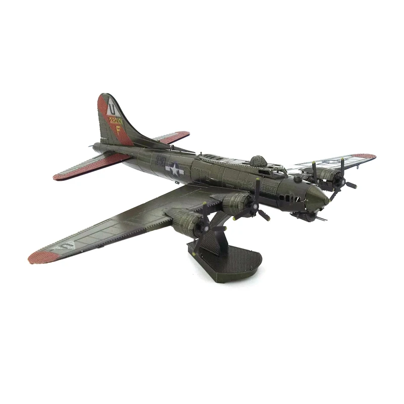 

Nano metal diy puzzle toy 3d B17 bomber metal puzzle, Colours