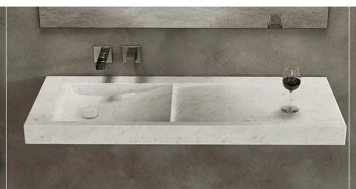 Hot sale bathroom washbasin natural stone black granite vessel sink