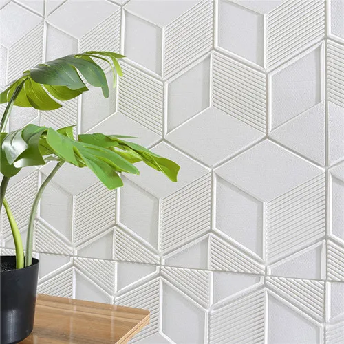 new style 3d foam wall tile decor design 3d brick pe foam adhesive wallpaper