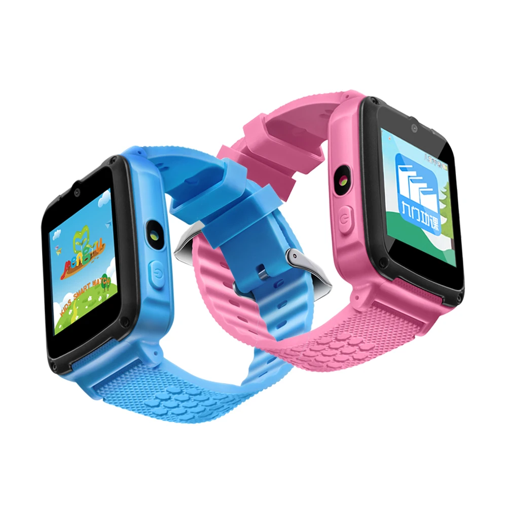 

Fashion sos alarm calling touch screen phone watch kids smartwatch, Blue;pink
