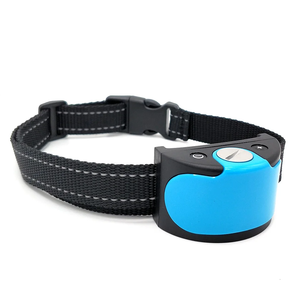 

Tize New Design No Shock Humane Anti Bark Collar, Blue