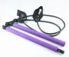 Dropshipping Portable Elastic 2 Foot Loops Lightweight Trainer Pilates Bar Gym Stick with CD Resistance Band Bar Fitness