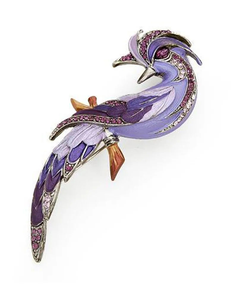 

Animal Phoenix rhinestone brooch pin crystal Phoenix brooch, As picture(if you want other color,pls contact us)